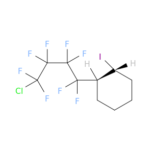 Cyclohexane, 1-(4-chloro-1,1,2,2,3,3,4,4-octafluorobutyl)-2-iodo-, trans-