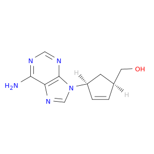 2-Cyclopentene-1-methanol, 4-(6-amino-9H-purin-9-yl)-, (1R,4S)-