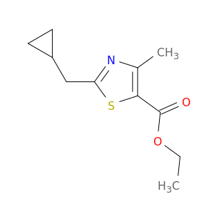 5-噻唑羧酸,2-(环丙基甲基)-4-甲基-,乙酯
