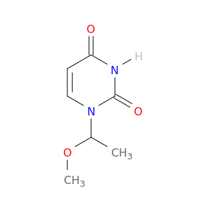 2,4(1H,3H)-Pyrimidinedione, 1-(1-methoxyethyl)-