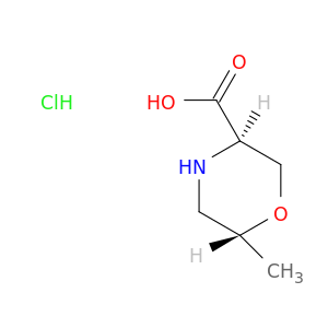 (3R,6R)-6-甲基吗啉-3-羧酸盐酸盐