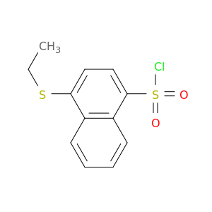 1-Naphthalenesulfonyl chloride, 4-(ethylthio)-