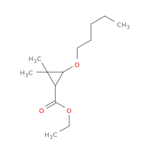 Cyclopropanecarboxylic acid, 2,2-dimethyl-3-(pentyloxy)-, ethyl ester