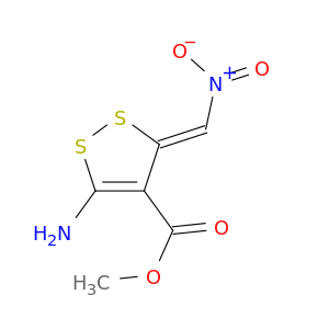 METHYL (3Z)-5-AMINO-3-(NITROMETHYLENE)-3H-1,2-DITHIOLE-4-CARBOXYLATE