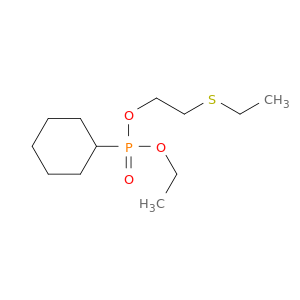 Phosphonic acid, cyclohexyl-, ethyl 2-(ethylthio)ethyl ester