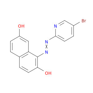 2,7-Naphthalenediol, 1-[(5-bromo-2-pyridinyl)azo]-