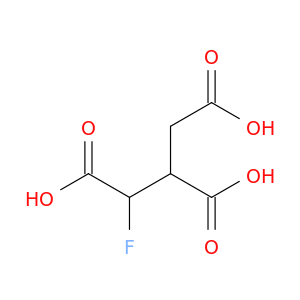 1,2,3-Propanetricarboxylic acid, 1-fluoro-