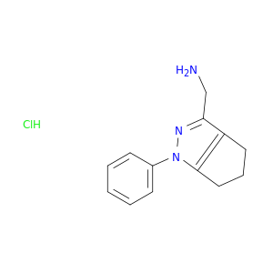 {1-苯基-1h,4h,5h,6h-环戊二烯[c]吡唑-3-基}甲胺盐酸盐