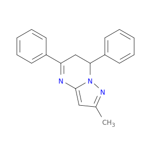 Pyrazolo[1,5-a]pyrimidine, 6,7-dihydro-2-methyl-5,7-diphenyl-