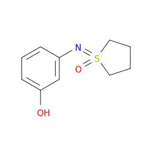 1-[(3-Hydroxyphenyl)imino]-1lambda6-thiolan-1-one