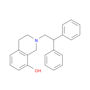 8-Isoquinolinol, 2-(2,2-diphenylethyl)-1,2,3,4-tetrahydro-