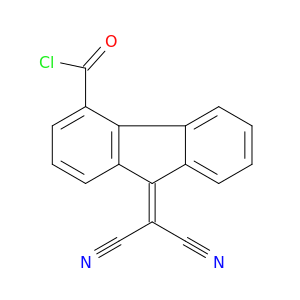 9H-Fluorene-4-carbonyl chloride, 9-(dicyanomethylene)-