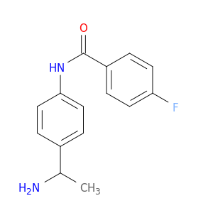 N-[4-(1-Aminoethyl)phenyl]-4-fluorobenzamide
