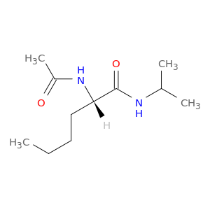 Hexanamide, 2-(acetylamino)-N-(1-methylethyl)-, (S)-