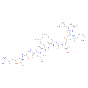 (2S)-2-[[2-[[(2S)-2-[[(2S)-2-[[(2S)-2-[[(2S)-2-[[(2S)-2-[[(2S)-2-acetamido-3-(3H-imidazol-4-yl)propanoyl]amino]-6-amino-hexanoyl]amino]-3-carboxy-propanoyl]amino]-4-methylsulfanyl-butanoyl]amino]-4-carbamoyl-butanoyl]amino]-4-methyl-pentanoyl]amino]acetyl