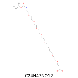 Boc-NH-PEG8-酸