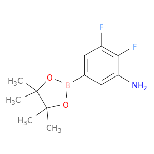2,3-Difluoro-5-(4,4,5,5-tetramethyl-1,3,2-dioxaborolan-2-yl)aniline