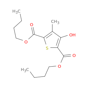 2,5-Thiophenedicarboxylic acid, 3-hydroxy-4-methyl-, dibutyl ester