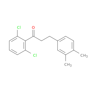 1-丙酮,1-(2,6-二氯苯基)-3-(3,4-二甲基苯基)-