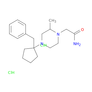 2-[4-(1-benzylcyclopentyl)-2-methylpiperazin-1-yl]acetamide dihydrochloride