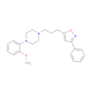 Piperazine, 1-(2-methoxyphenyl)-4-[3-(3-phenyl-5-isoxazolyl)propyl]-