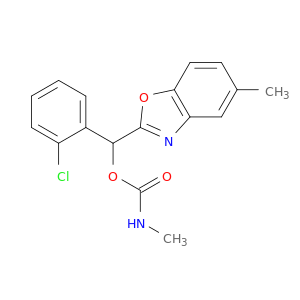2-Benzoxazolemethanol, a-(2-chlorophenyl)-5-methyl-,methylcarbamate (ester) (9CI)