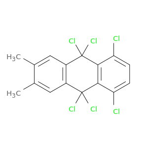 Anthracene, 1,4,9,9,10,10-hexachloro-9,10-dihydro-6,7-dimethyl-