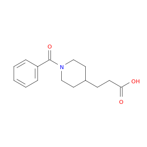 4-Piperidinepropanoic acid, 1-benzoyl-