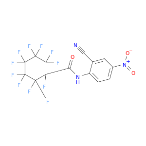 Cyclohexanecarboxamide,N-(2-cyano-4-nitrophenyl)-1,2,2,3,3,4,4,5,5,6,6-undecafluoro-