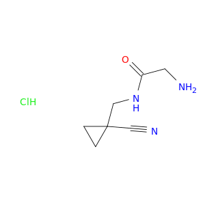 2-amino-N-[(1-cyanocyclopropyl)methyl]acetamide hydrochloride