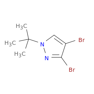 3,4-Dibromo-1-tert-butylpyrazole