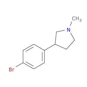 3-(4-溴苯基)-1-甲基吡咯烷