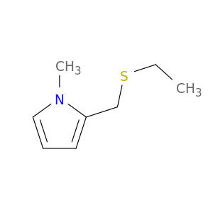 1H-Pyrrole, 2-[(ethylthio)methyl]-1-methyl-