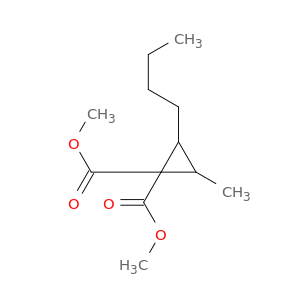 1,1-Cyclopropanedicarboxylic acid, 2-butyl-3-methyl-, dimethyl ester
