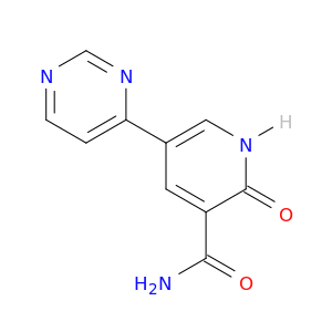 3-Pyridinecarboxamide, 1,2-dihydro-2-oxo-5-(4-pyrimidinyl)-