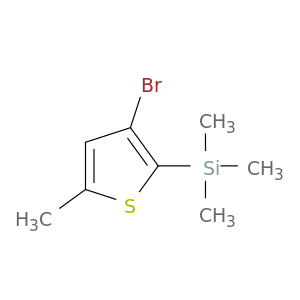 (3-Bromo-5-methylthiophen-2-yl)trimethylsilane