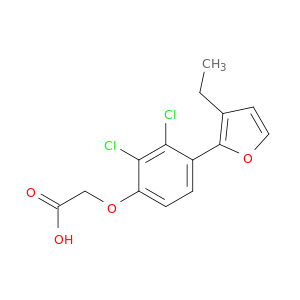 Acetic acid, [2,3-dichloro-4-(3-ethyl-2-furanyl)phenoxy]-