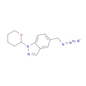 1H-Indazole, 5-(azidomethyl)-1-(tetrahydro-2H-pyran-2-yl)-
