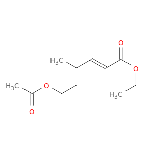 2,4-Hexadienoic acid, 6-(acetyloxy)-4-methyl-, ethyl ester, (E,E)-