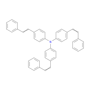Benzenamine, 4-(2-phenylethenyl)-N,N-bis[4-(2-phenylethenyl)phenyl]-