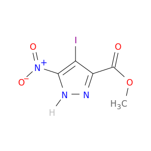 1H-Pyrazole-3-carboxylic acid, 4-iodo-5-nitro-, methyl ester