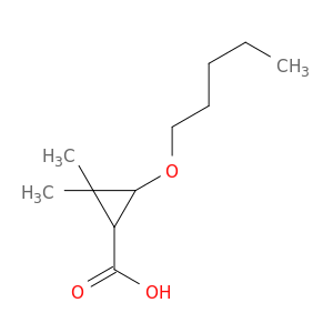 Cyclopropanecarboxylic acid, 2,2-dimethyl-3-(pentyloxy)-