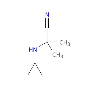 2-(cyclopropylamino)-2-methylpropanenitrile