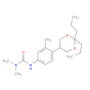 Urea, N'-[4-(2,2-dipropyl-1,3-dioxan-5-yl)-3-methylphenyl]-N,N-dimethyl-