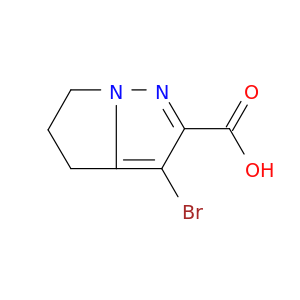 3-Bromo-4H,5H,6H-pyrrolo[1,2-b]pyrazole-2-carboxylic acid