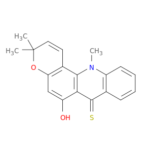 6-Hydroxy-3,3,12-trimethyl-3,12-dihydro-7H-pyrano[2,3-c]acridine-7-thione