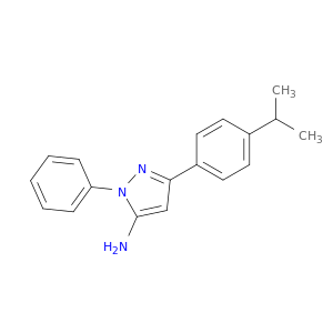1-Phenyl-3-[4-(propan-2-yl)phenyl]-1H-pyrazol-5-amine