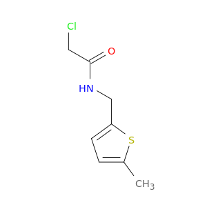 2-chloro-N-[(5-methylthiophen-2-yl)methyl]acetamide