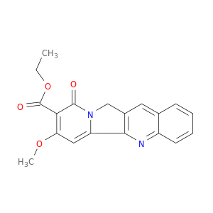 ethyl 7-methoxy-9-oxo-9,11-dihydroindolizino(1,2-b)quinoline-8-carboxylate