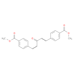 Benzoic acid, 4,4'-(3-oxo-1,4-pentadiene-1,5-diyl)bis-, dimethyl ester